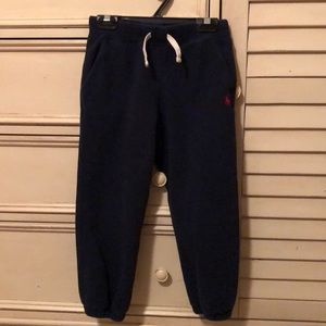 Polo Ralph Lauren Boys Sweatpants Navy Blue Sz 7